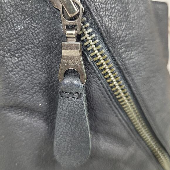 Crown Vintage Astalema Black Leather Ankle Boots Women Sze 11 Block Heel Booties - Picture 8 of 11